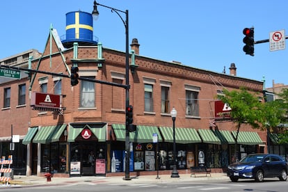 The Swedish Andersonville neighborhood.