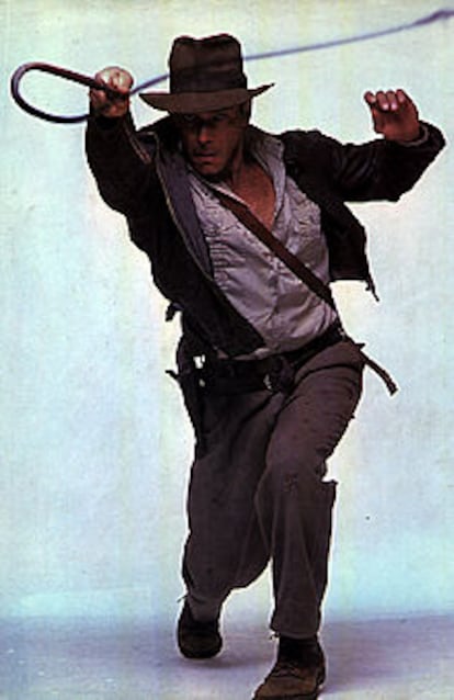 Harrison Ford, caracterizado de Indiana Jones, uno de los mitos del cine.