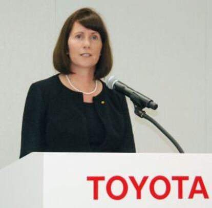 Julie Hamp, directora de comunicaciones de Toyota.