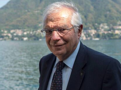 El ministre d'Afers Exteriors, Josep Borrell, en una imatge a la ciutat italiana de Cernobbio.
