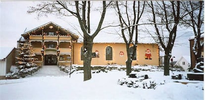 La casa de la Navidad y oficina de correos de Santa Claus en Drøbak, Noruega.