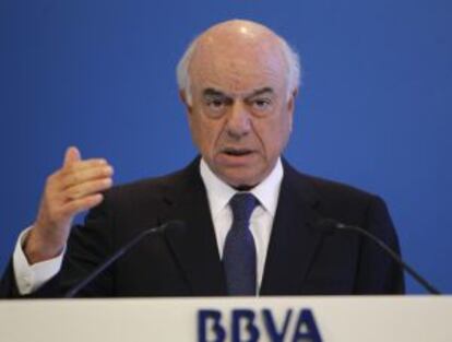 El presidente del BBVA, Francisco González.