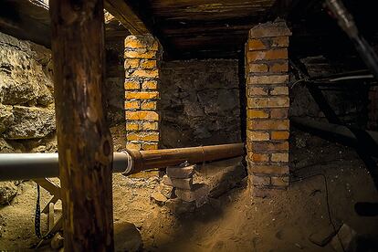 The hideout under the Dobrohodkiy house, used during the Holocaust.