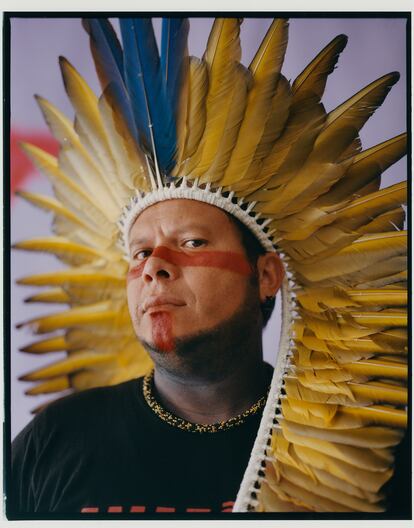 Kleber Karipuna, tierra indígena Uacá (Brasil).