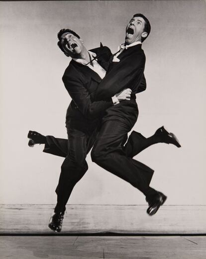 Los actores estadounidenses Dean Martin y Jerry Lewis en 1951.