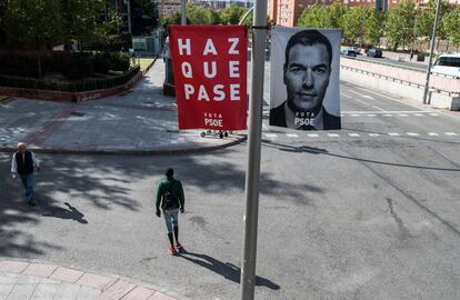 Cartel electoral del PSOE.