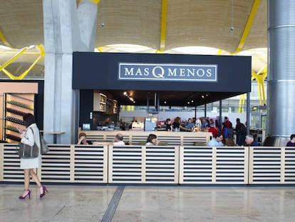 Uno de los restaurantes de Áreas en el aeropuerto de Madrid-Barajas.  