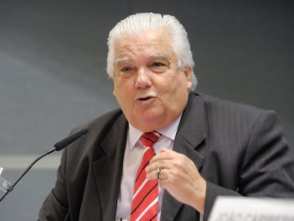 Marco Antônio Raupp, ex-ministro da Ciência, Tecnologia e Inovação, em um evento no Senado, em agosto de 2012