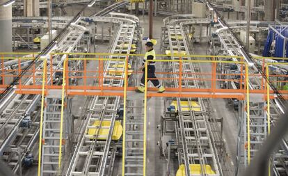 Sistema automatizado de equipajes del aeropuerto de Madrid-Barajas. 