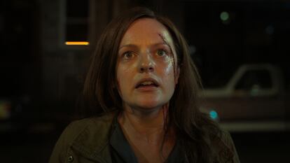 Elisabeth Moss en un momento del cuarto capítulo de 'Las luminosas'.