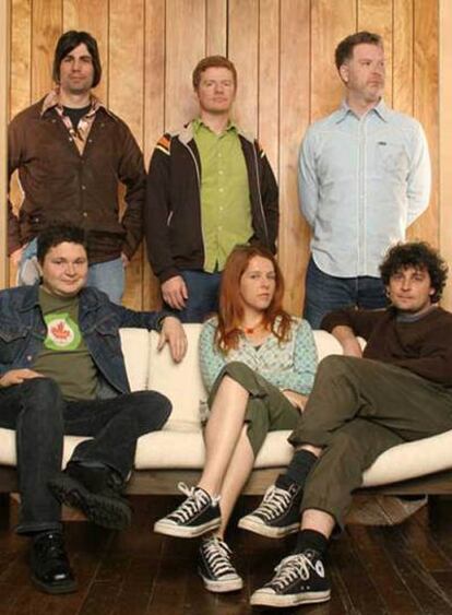 El grupo New Pornographers.