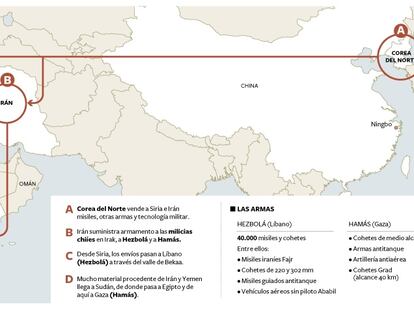 Las rutas del tráfico de armas en Asia