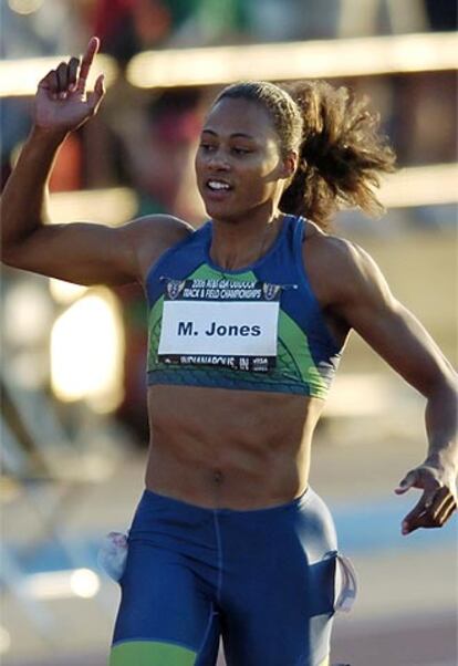 Marion Jones.