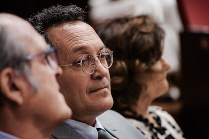Álvaro García Ortiz, en los premios del Observatorio contra la Violencia Doméstica y de Género, el día 9.