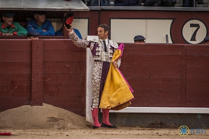 Miguel Martín, en la plaza de Las Ventas, en 2018.