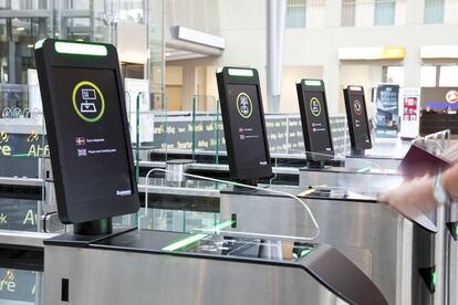 Imagen de la tecnología de Gunnebo instalada en los aeropuertos.