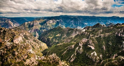 Panorámica de las Barrancas del Cobre, en el estado mexicano de Chihuahua.