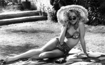 La intérprete, en una imagen de 'Lolita', el filme de 1962 dirigido por Stanley Kubrick, que protagonizó cuando tenía 14 años.