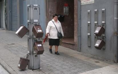 Una muestra del servicio de recogida selectiva, en Gipuzkoa.