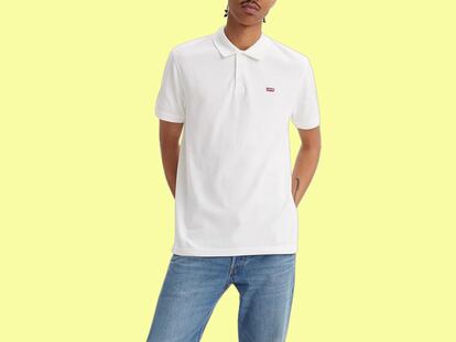 Levi's Housemark: el polo blanco superventas en Amazon, ahora, a mitad de precio.