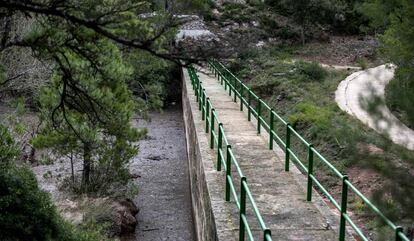 El embalse de Boadella donde fue hallado un cadáver.