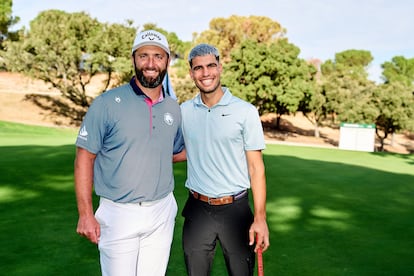 Jon Rahm y Carlos Alcaraz