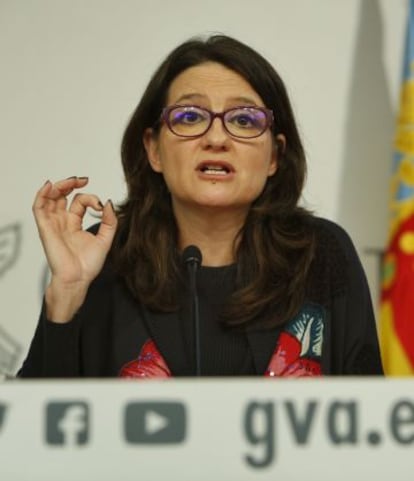 La vicepresidenta de la Generalitat valenciana, Mònica Oltra