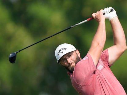 Jon Rahm, este domingo en Dubái.