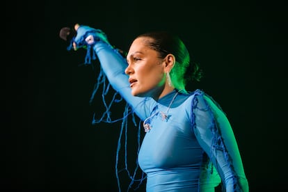 Jessie J en una actuación celebada en Brasil en 2024.