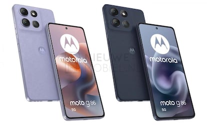 Colores del Moto G86 de Motorola