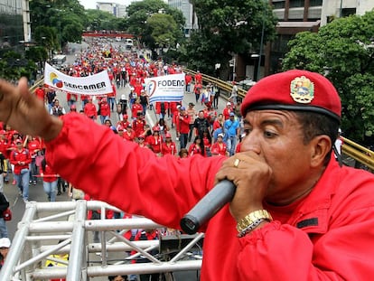 Manifestação a favor do Governo de Nicolás Maduro.