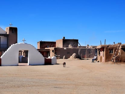 Imagen del pueblo Taos.