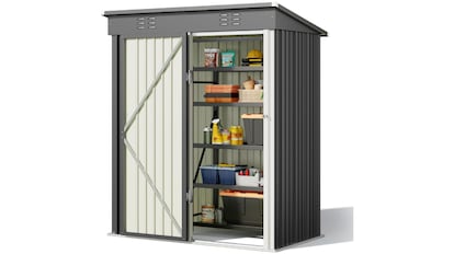 cobertizo metálico exterior para el jardín