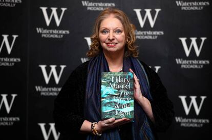 Hilary Mantel durante la presentación de