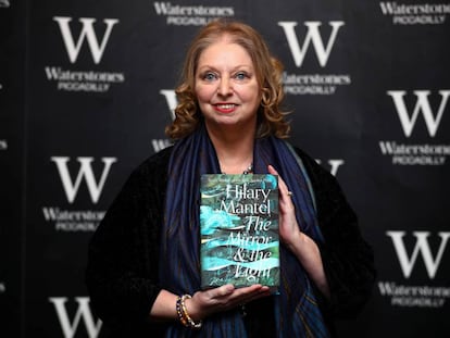 Hilary Mantel durante la presentación de