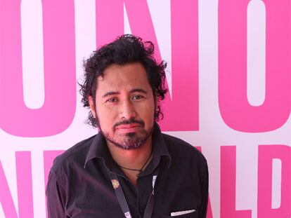 El director mexicano Rigoberto Perezcano, ayer, en el Kursaal.