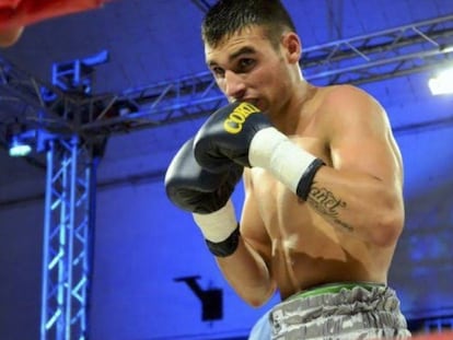 El boxeador argentino Hugo Santillán, fallecido la semana pasada.
