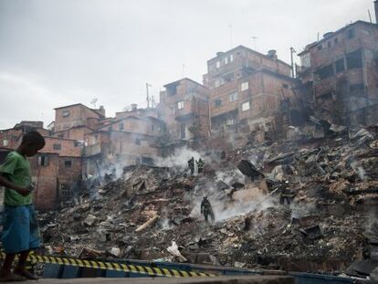 Favela de Paraisópolis nesta terça-feira.