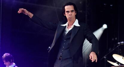 Nick Cave en una actuación en Londres el pasado verano.