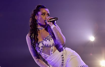 Chanel Terrero, durante su actuación en LOS40 Music Awards.
