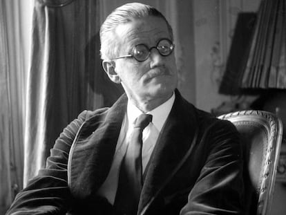 El escritor James Joyce, en 1930.