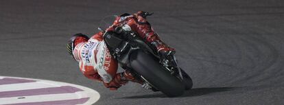 Lorenzo, el viernes en el circuito de Losail.