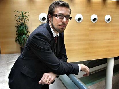 Patrick Sobocki, profesor de la Escuela de Economía de Estocolmo, en su reciente visita a Madrid.