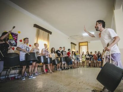 Un momento de Divierteatro, una de las actividades de la feria. 