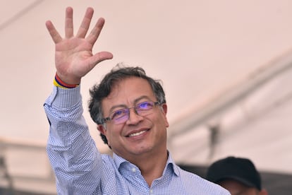 Gustavo Petro en Fusagasugá, Colombia, el 11 de mayo de 2022.