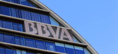 Edificio del BBVA en Madrid.