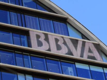 Edificio del BBVA en Madrid.