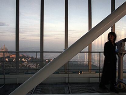 Mirador de la torre de Collserola, obra del arquitecto británico Norman Foster.