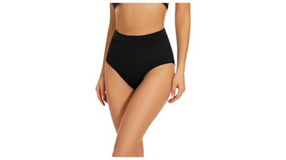 Bikini menstrual de color negro.