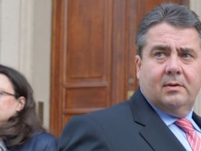 Sigmar Gabriel Gabriel, líder socialdemócrata alemán.